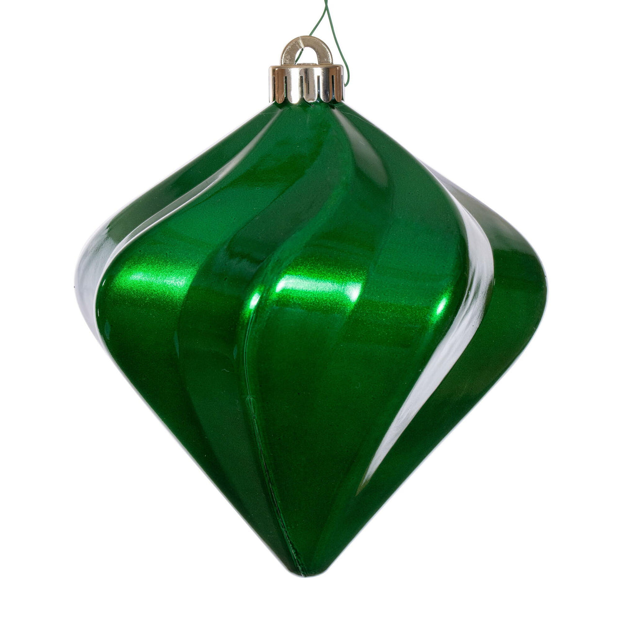 6" Green Candy Swirl Diamond UV