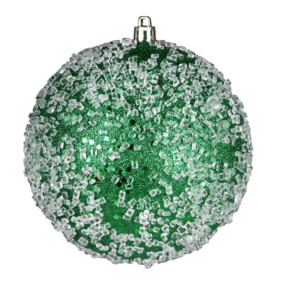 4.75" Green Glitter Hail Ball