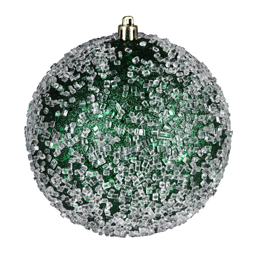 4.75" Emerald Glitter Hail Ball