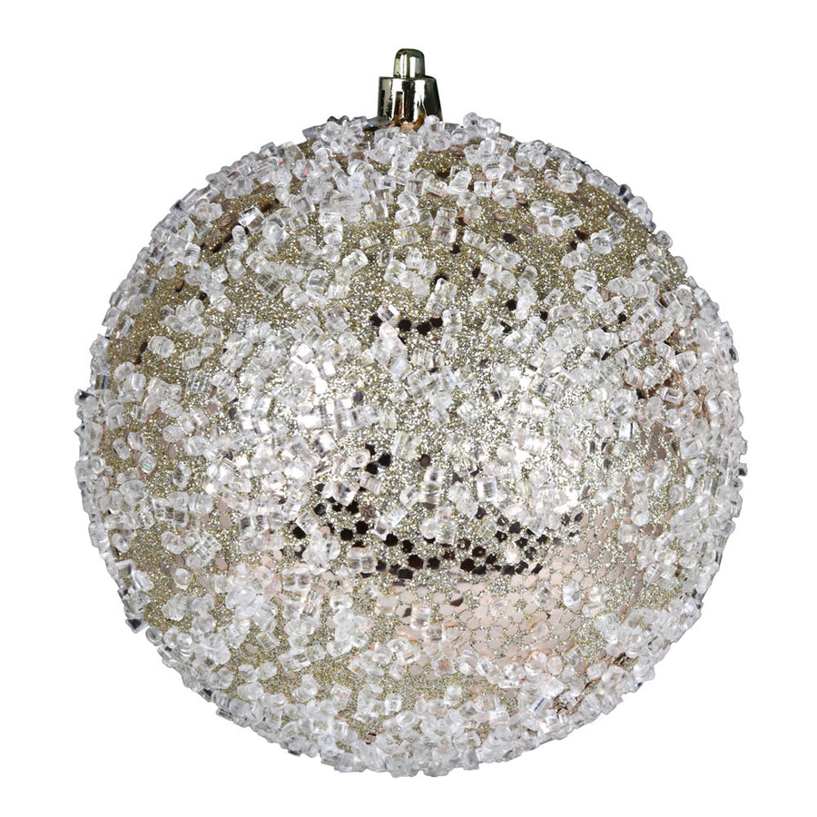 10" Champagne Glitter Hail Ball
