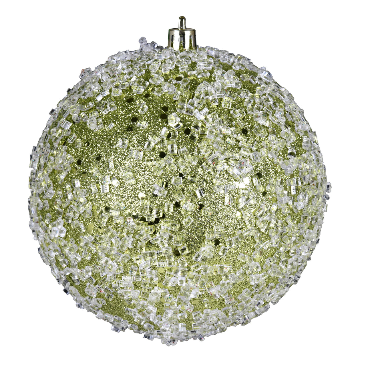 4.75" Lime Glitter Hail Ball