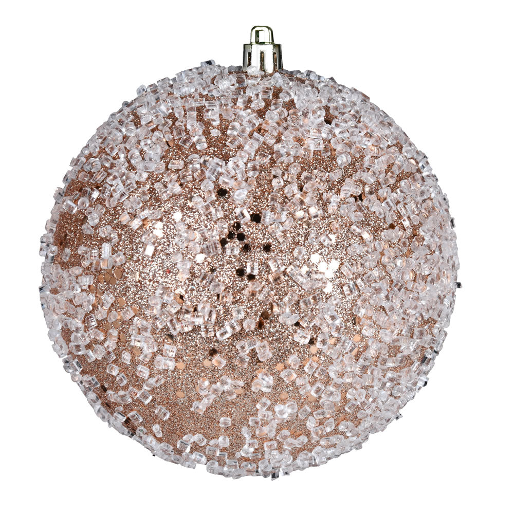 6" Café Latte Glitter Hail Ball