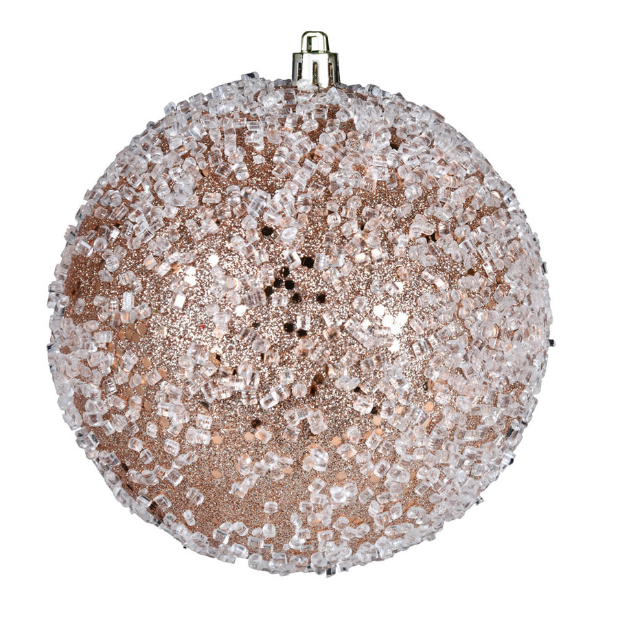 6" Café Latte Glitter Hail Ball