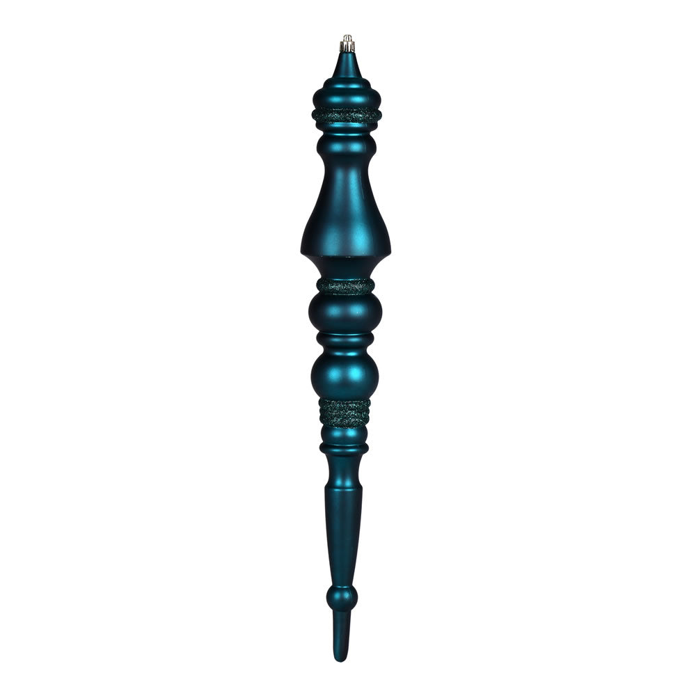 20" Sea Blue Matte Finial