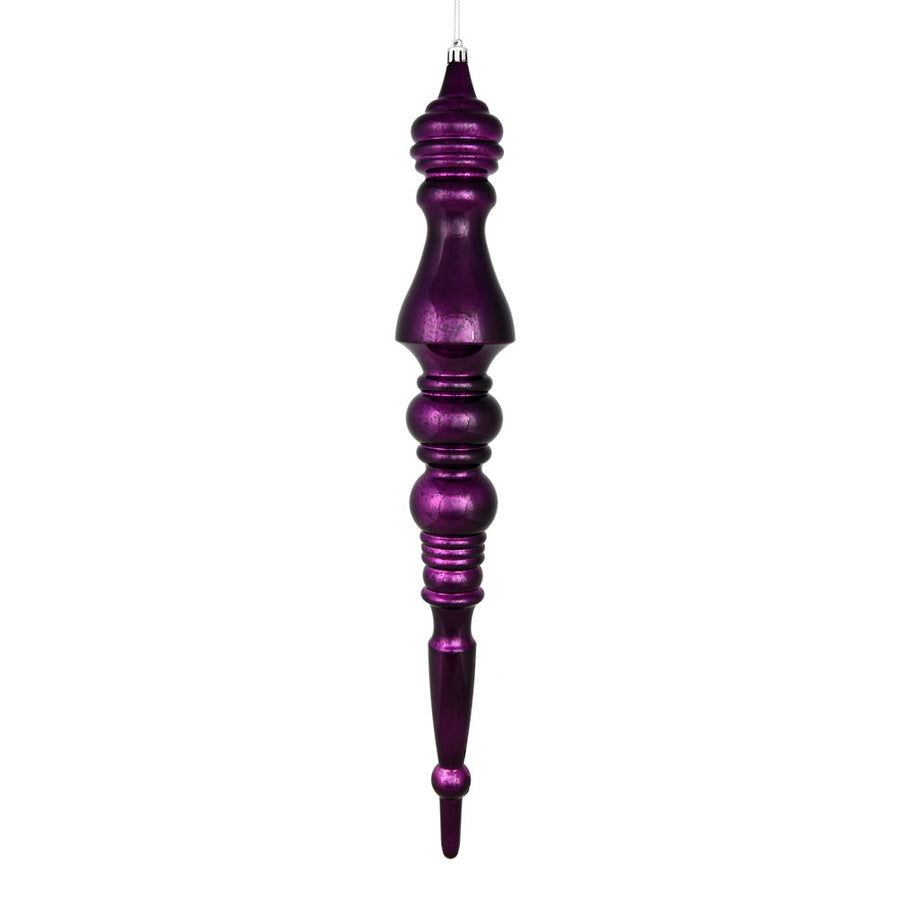 20" Plum Mercury Finial