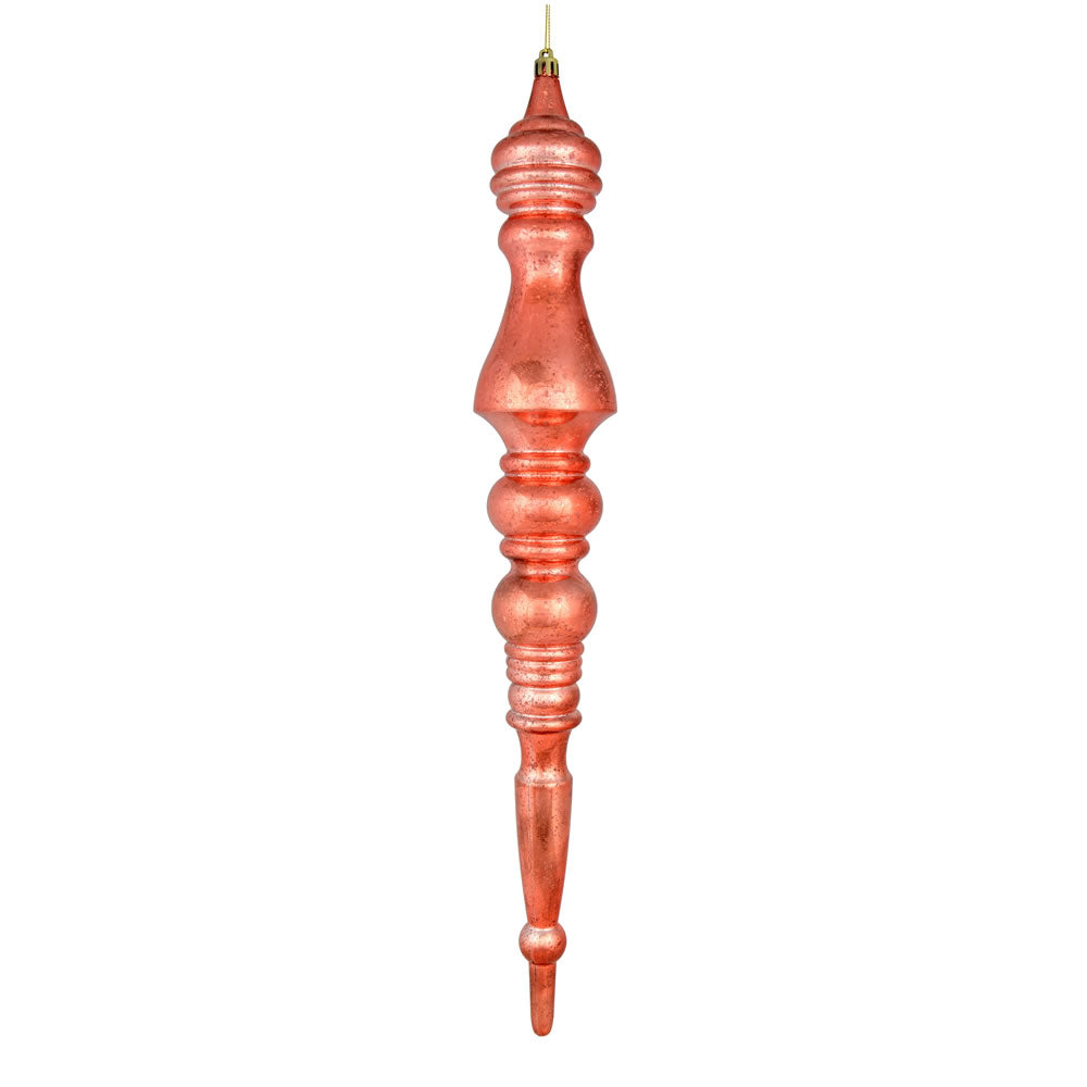 20" Coral Mercury Finial