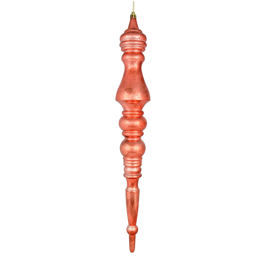20" Coral Mercury Finial