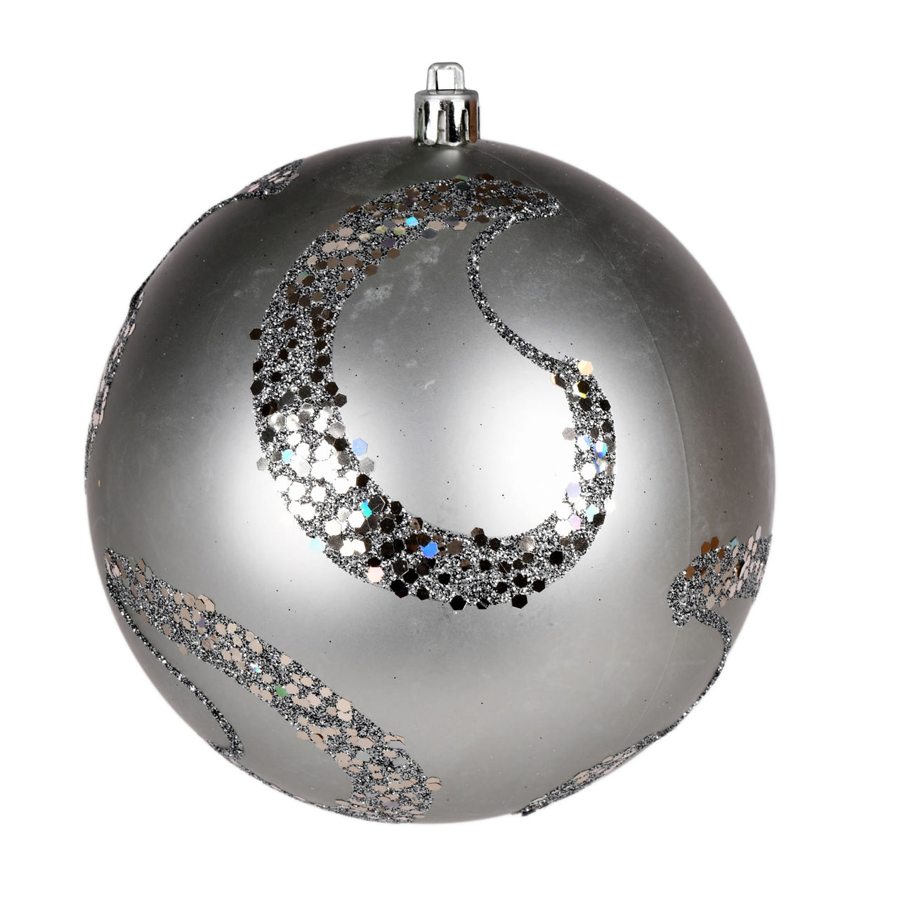 4.75" Limestone Matte Sequin Orn
