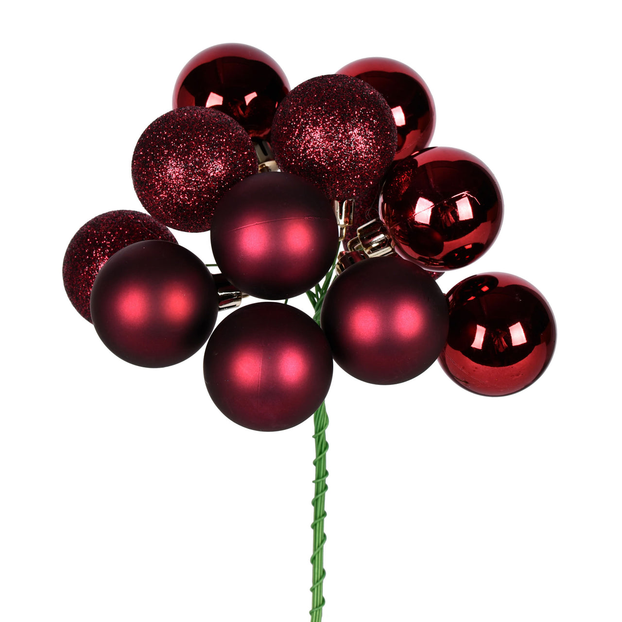 12" Wine Ball Ornament Pick
