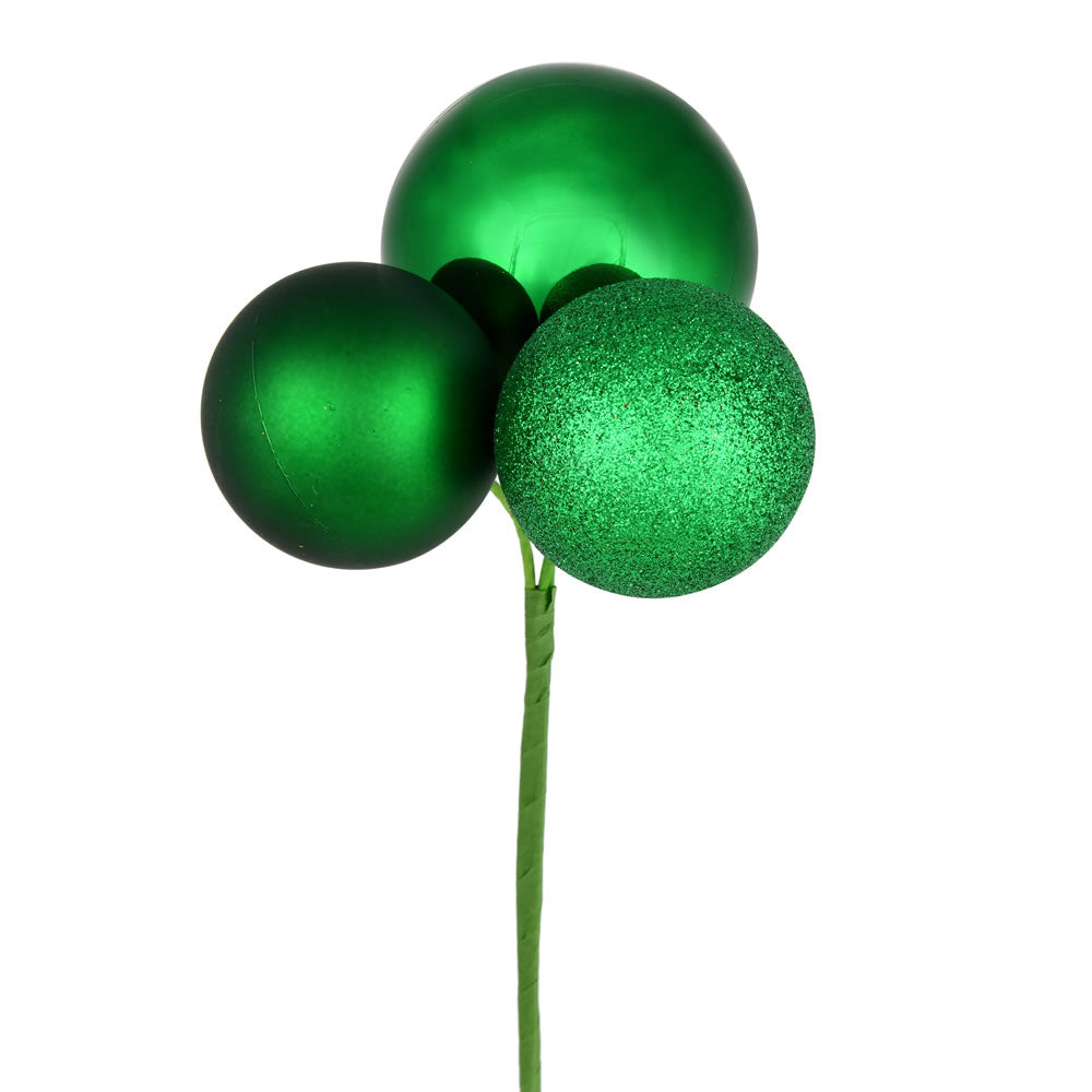 18" Green Ornament Pick