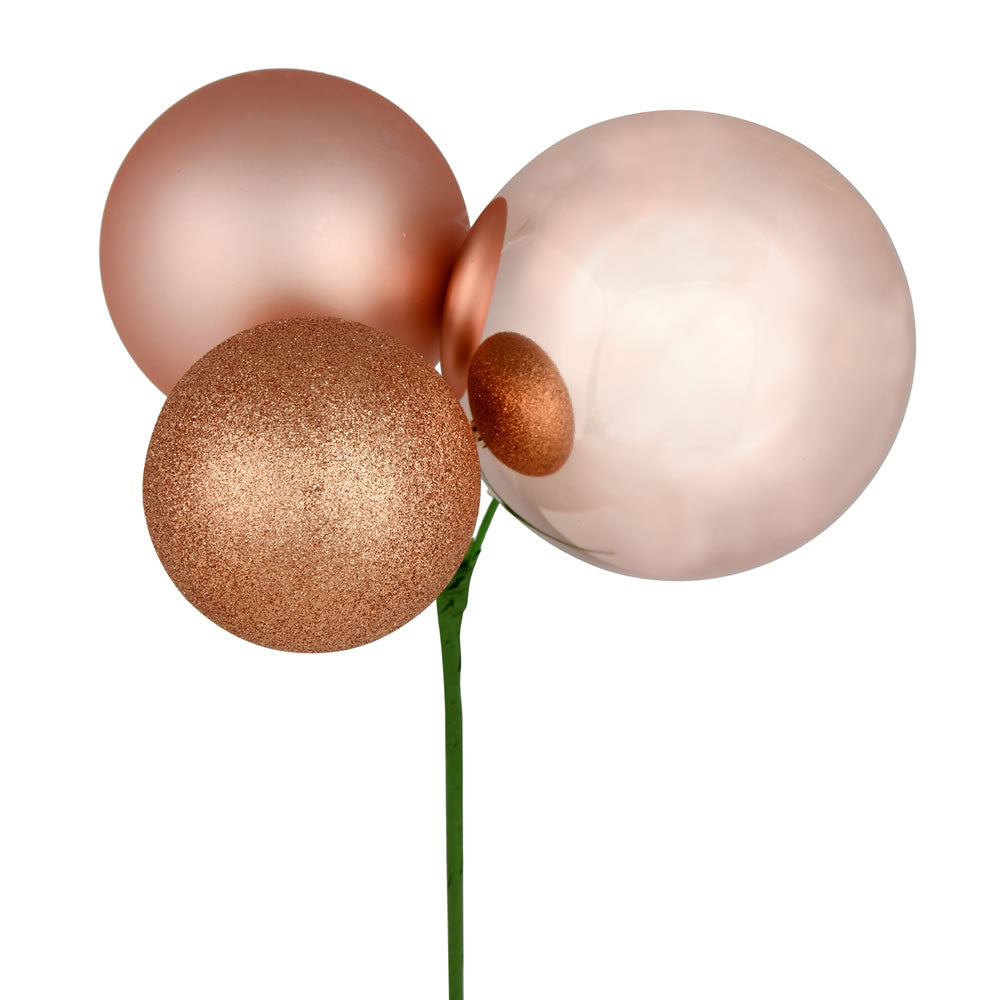 18" Rose Gold Ornament Pick