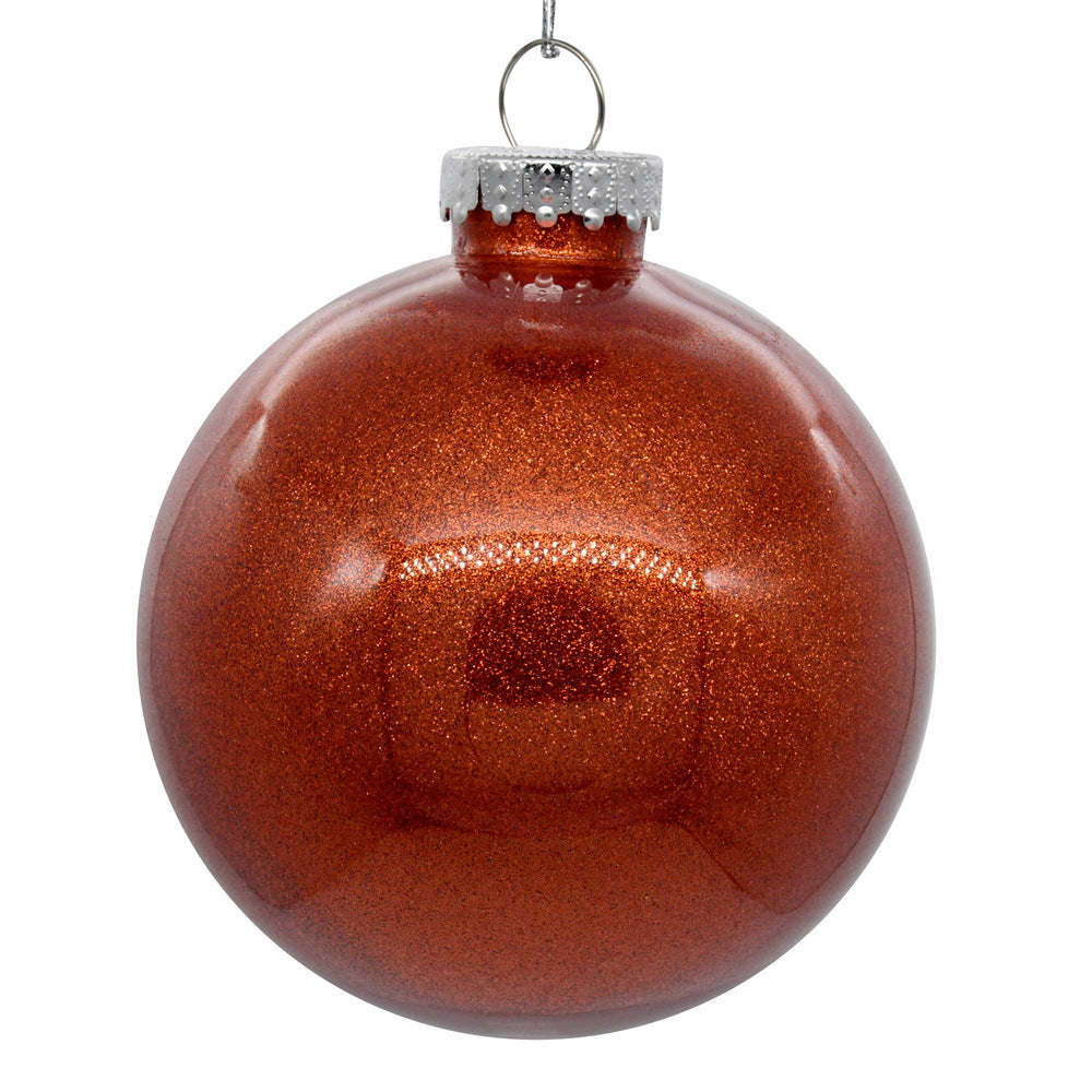 4.75" Bittersweet Glittr Clear Ball