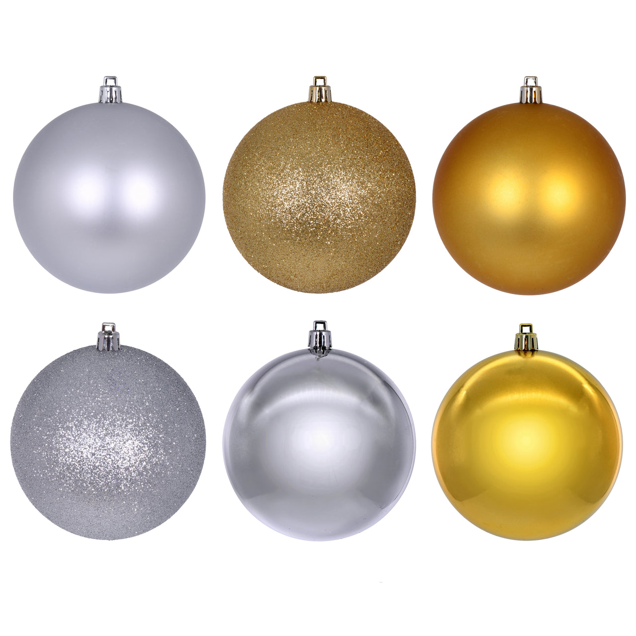 3" Gold Silver Ornament Asst