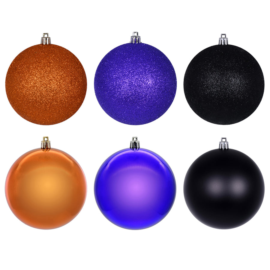 3" Purple Orange Black Orn Asst