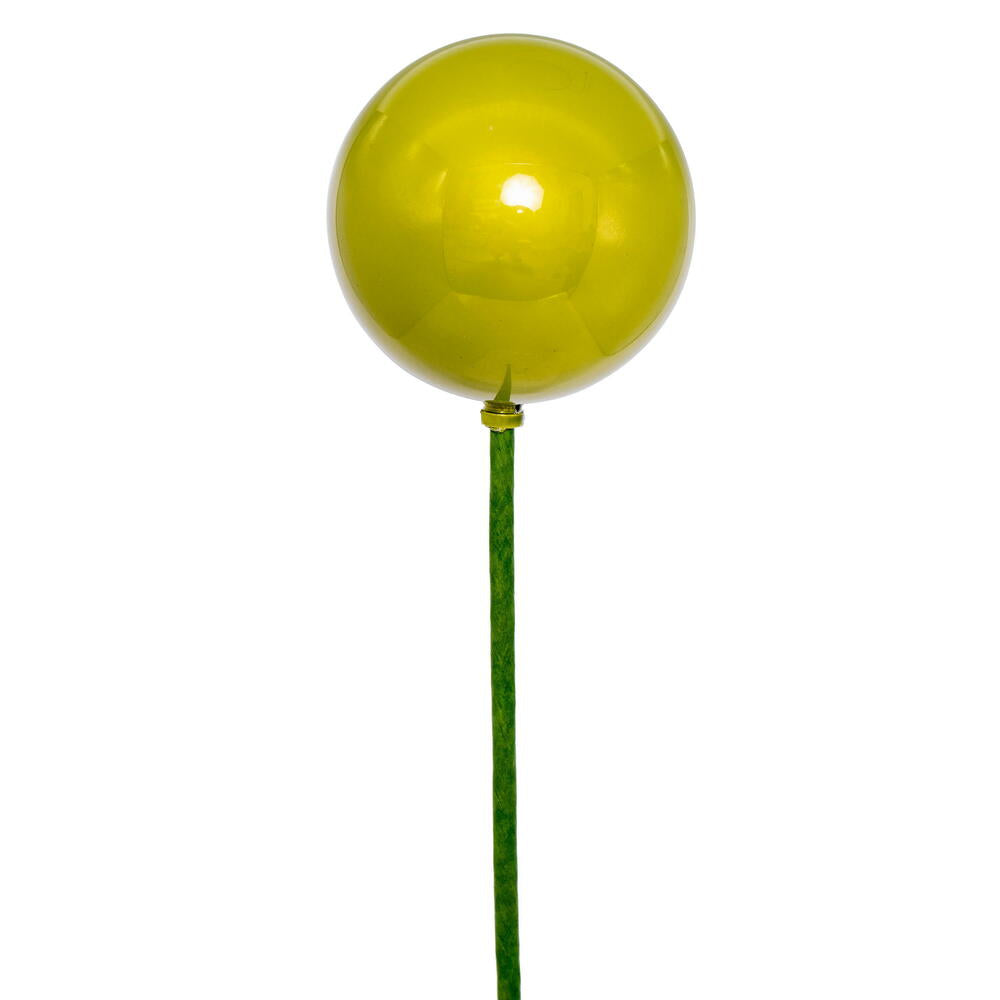3" x 18" Lime Pearl Ball Stick