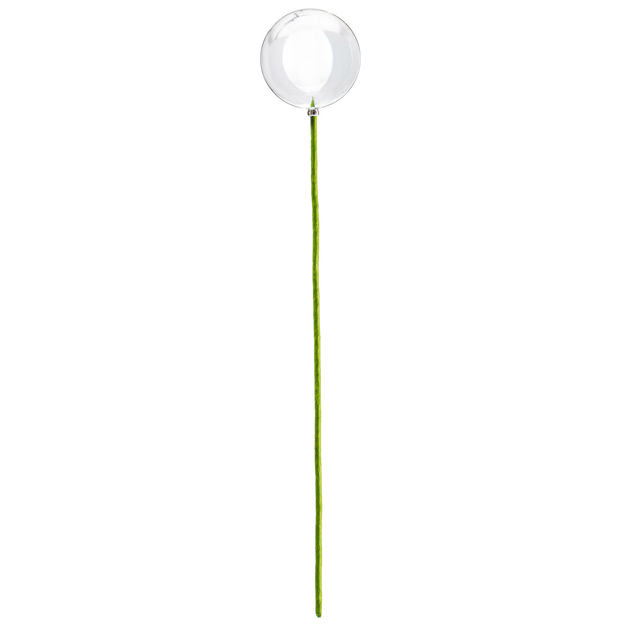 3" x 18" Silver Shiny Ball Stick