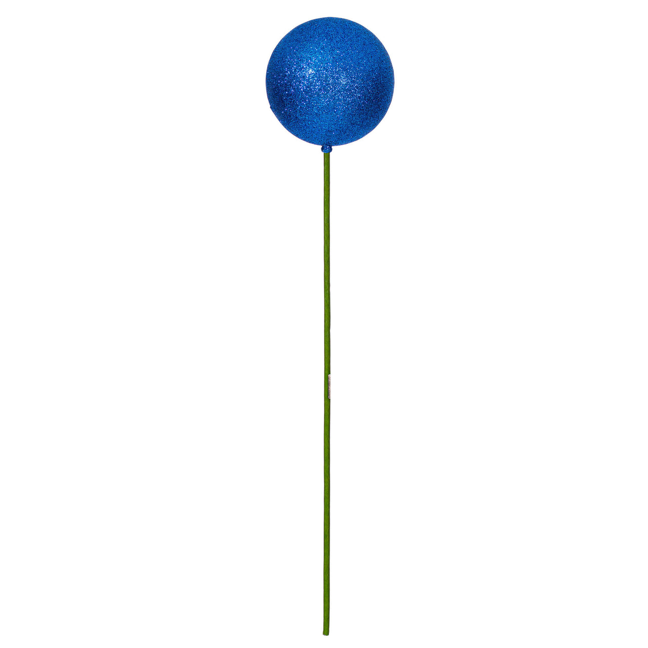 4" x 18" Blue Glitter Ball Stick