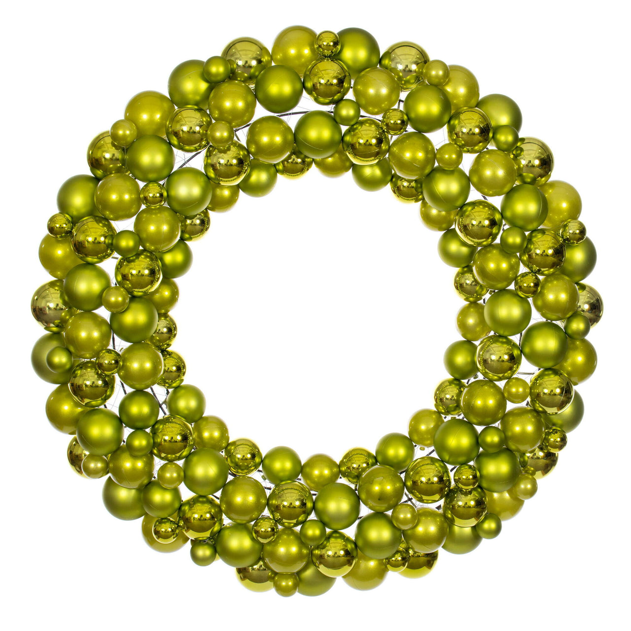 30" Lime Ball Wreath