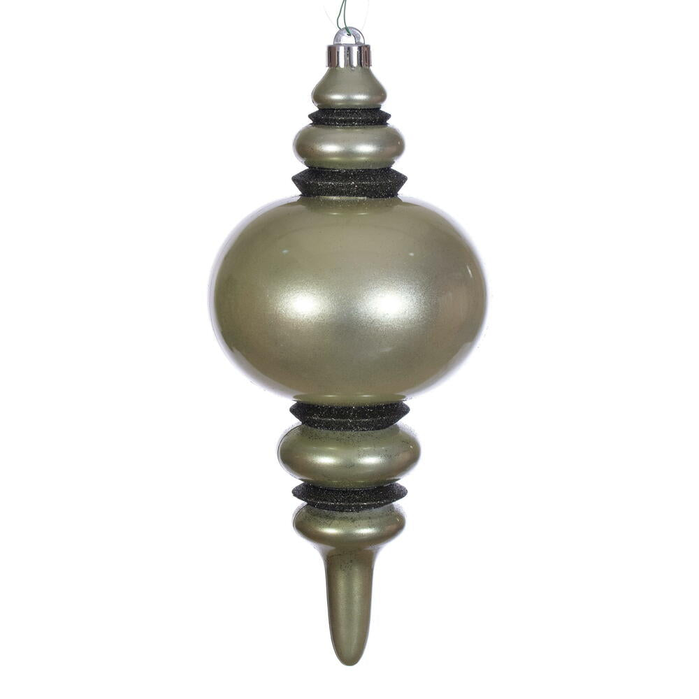 13" Wrought Iron Candy Glitter Finial UV
