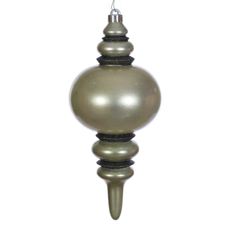 13" Wrought Iron Candy Glitter Finial UV