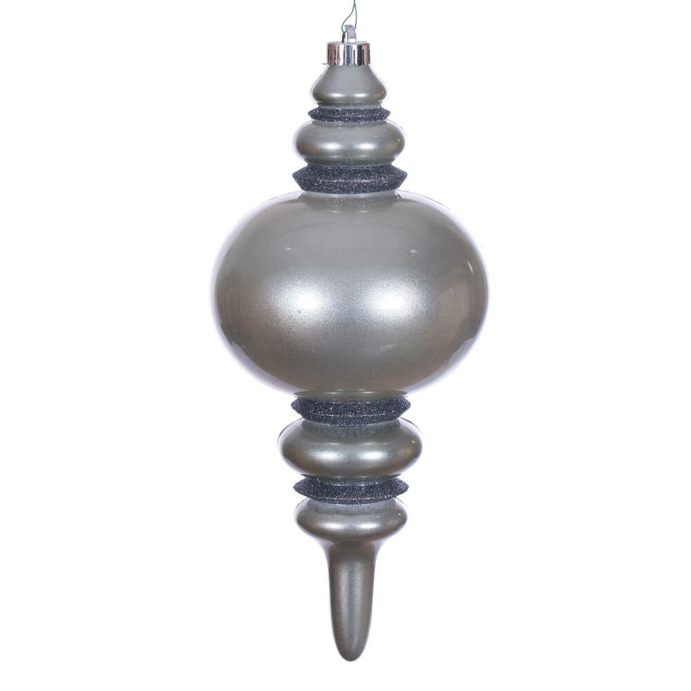 13" Pewter Candy Glitter Finial UV