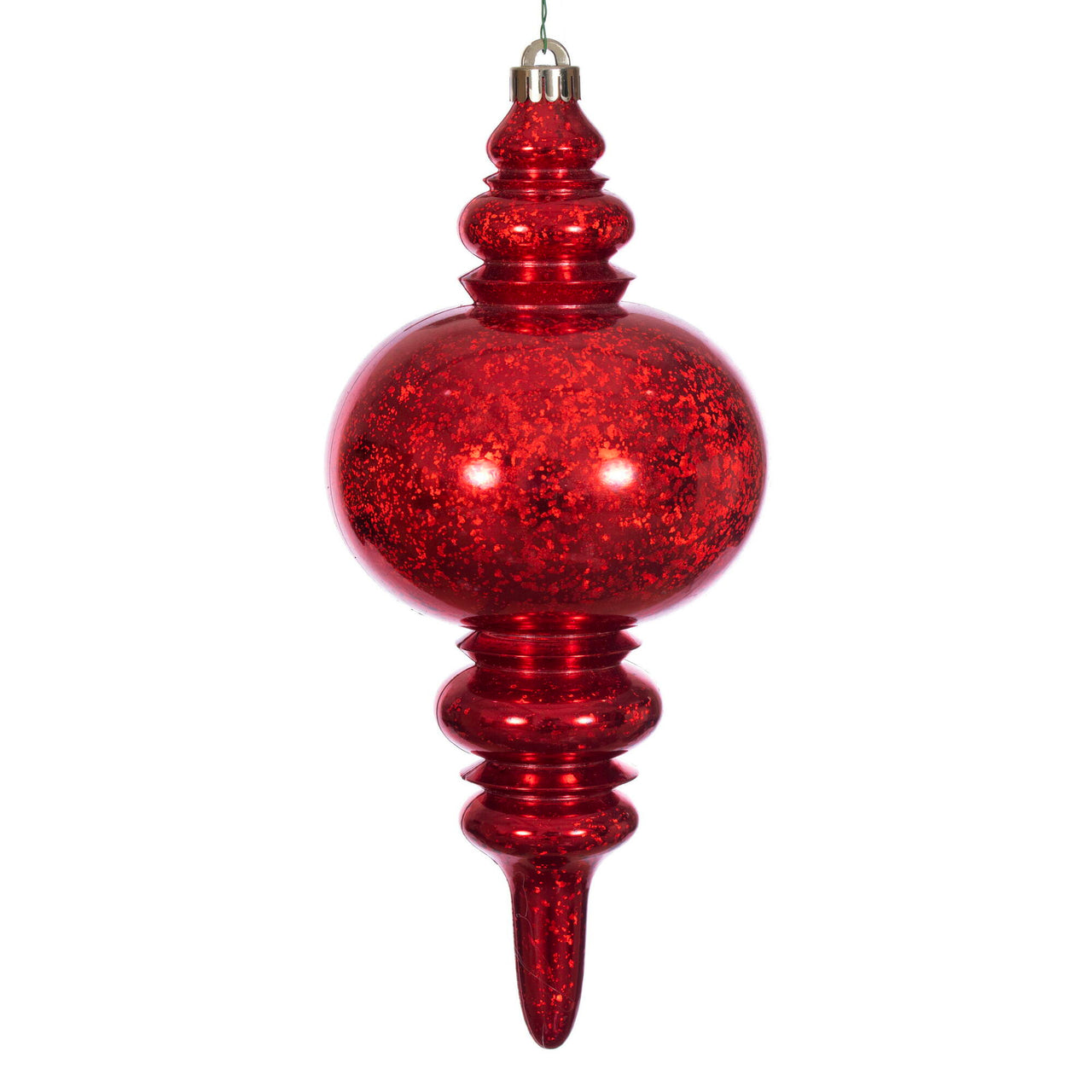 13" Red Mercury Finial