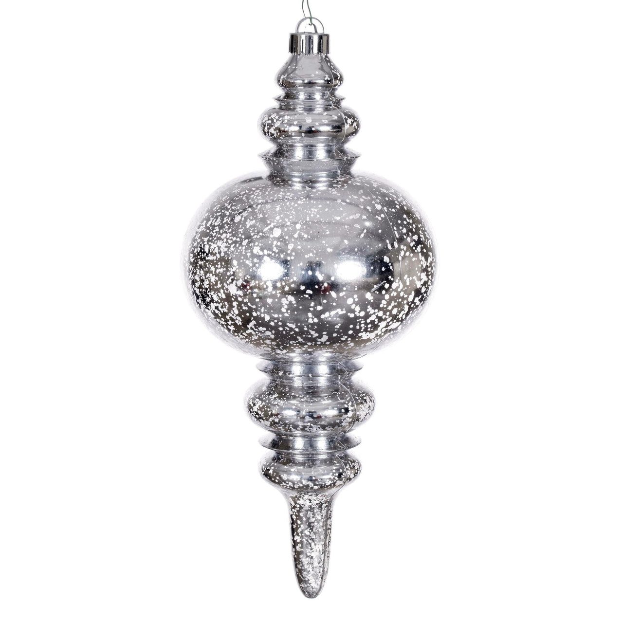 13" Silver Mercury Finial