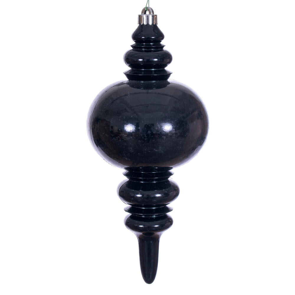 13" Black Mercury Finial