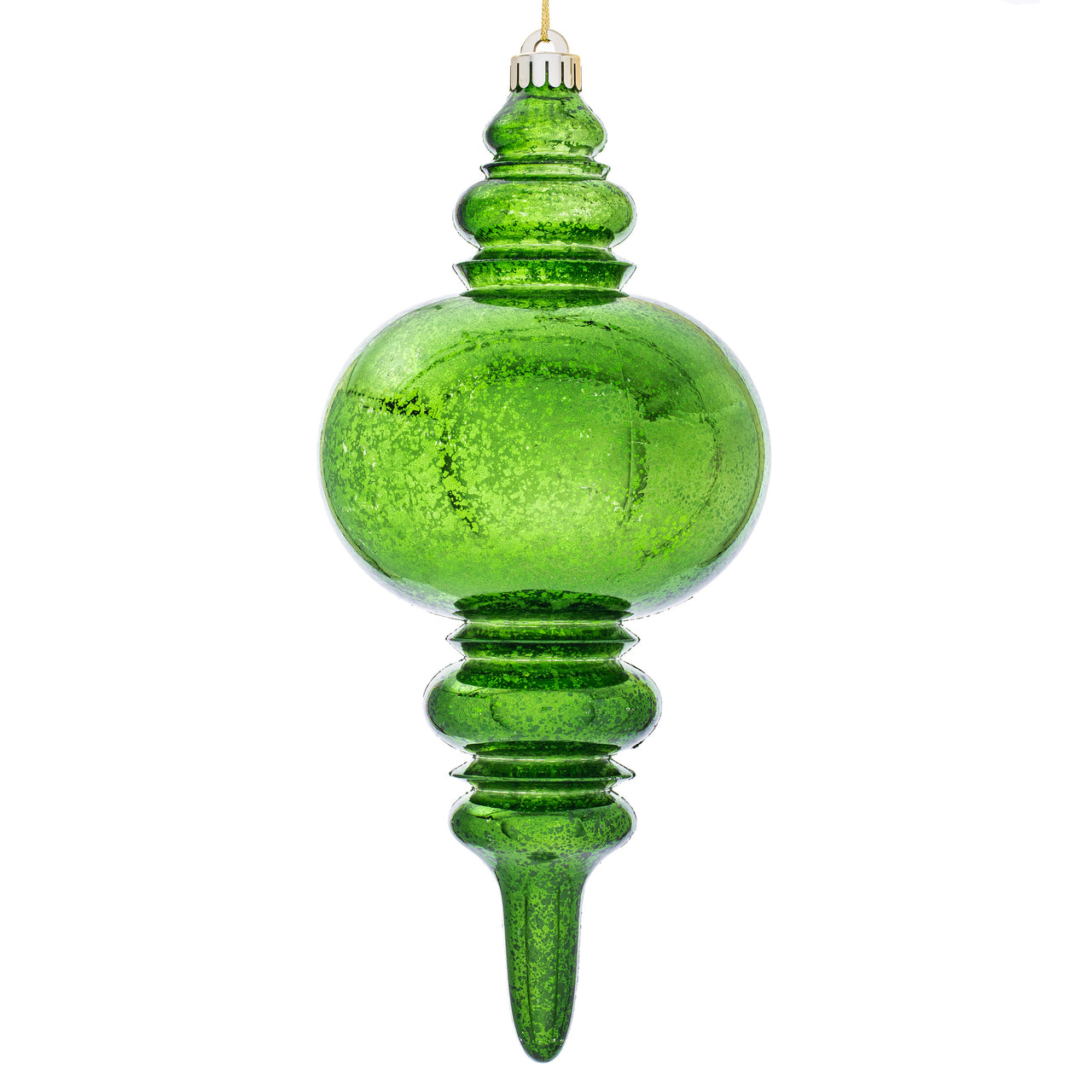 13" Emerald Mercury Finial