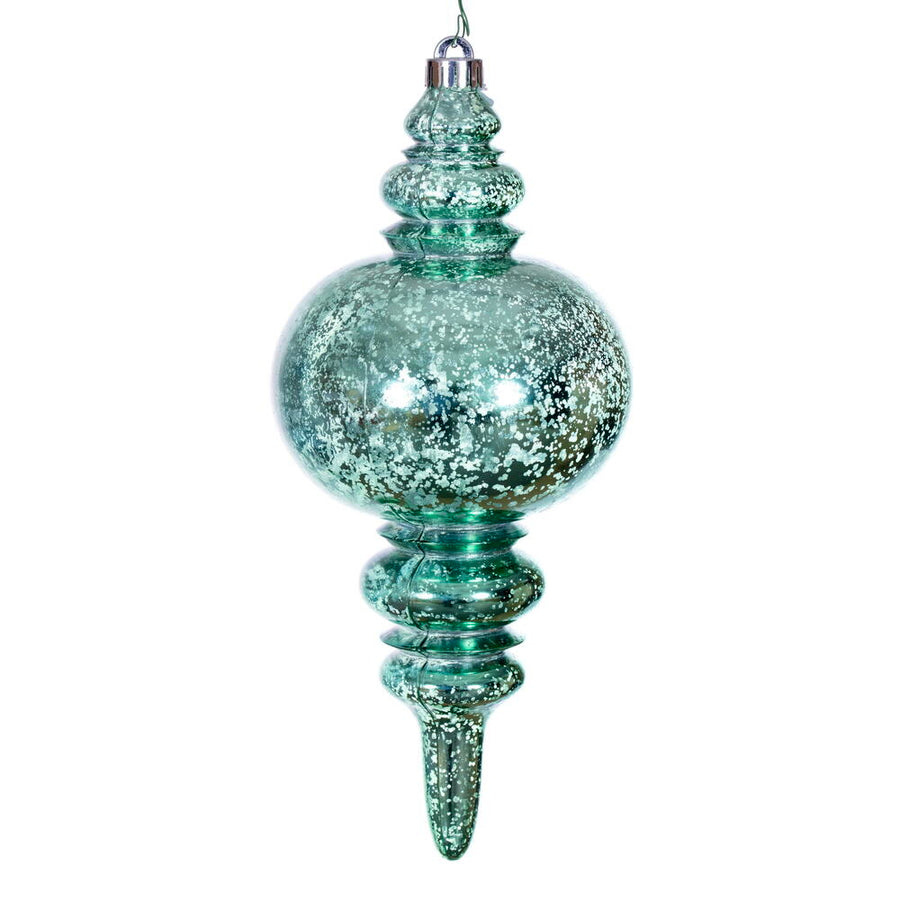 13" Seafoam Green Mercury Finial