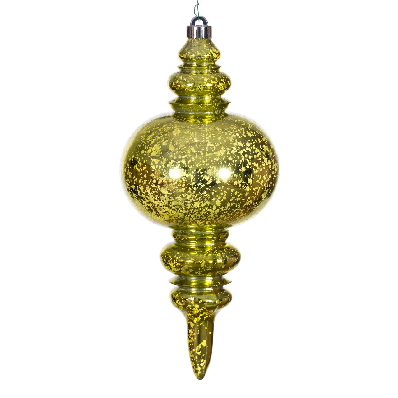 13" Lime Mercury Finial