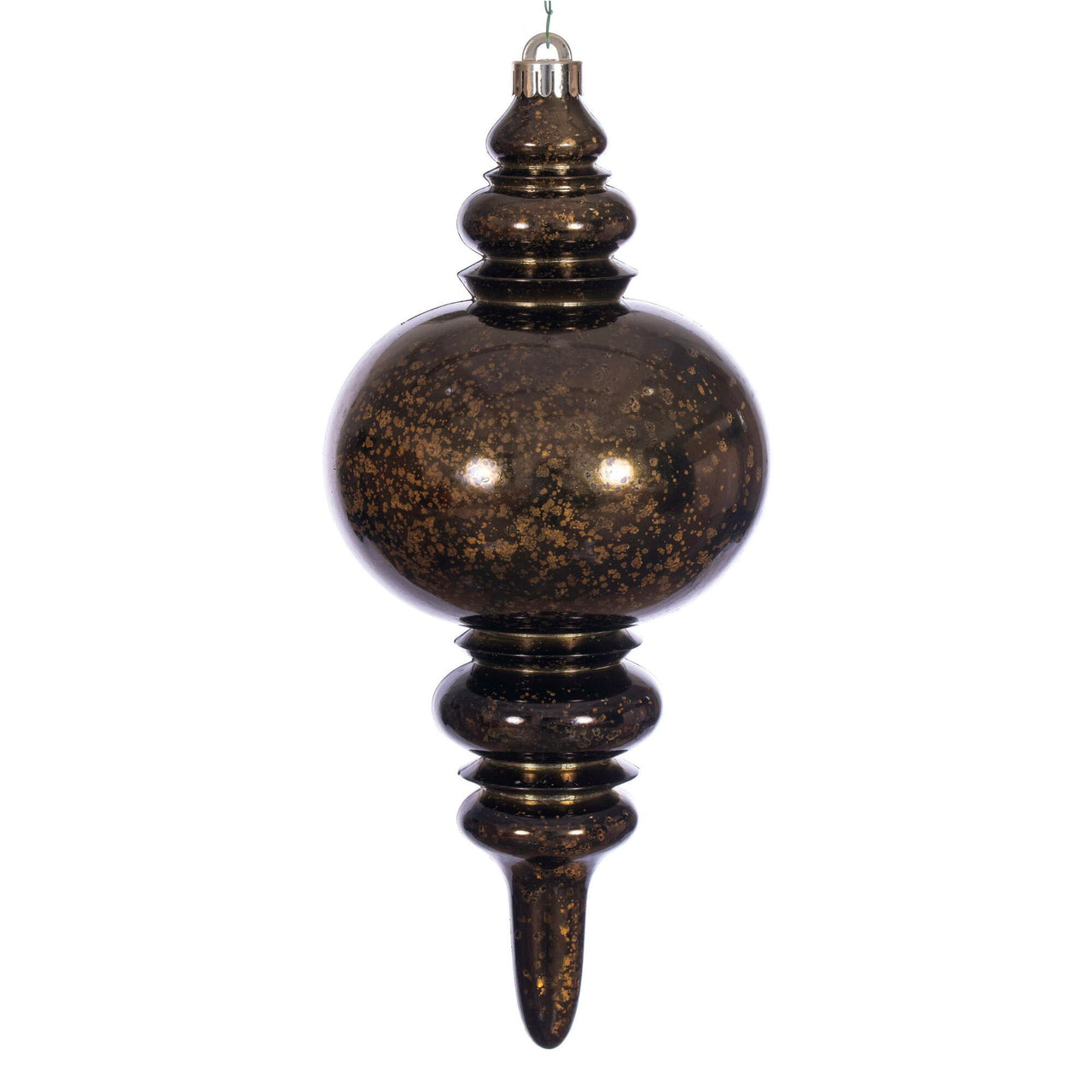 13" Chocolate Mercury Finial