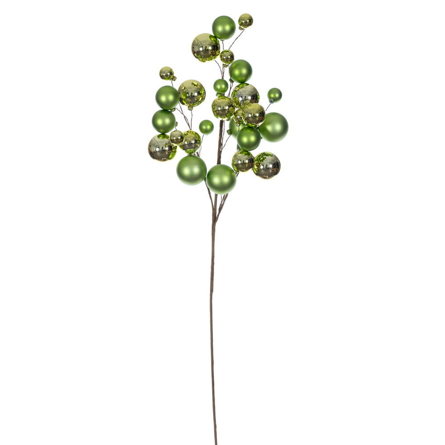30" Celadon Matt Shny Ball Orn Spry 1-2"