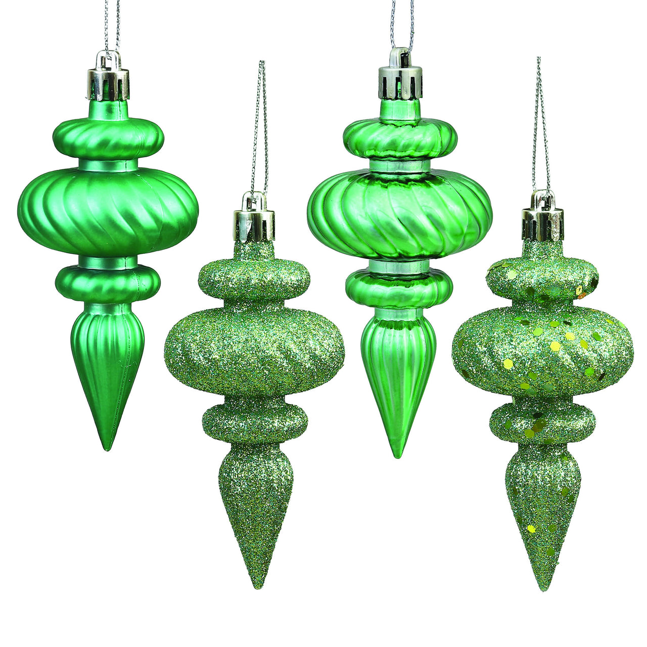 4" Seafoam Finial 4 Finish Asst