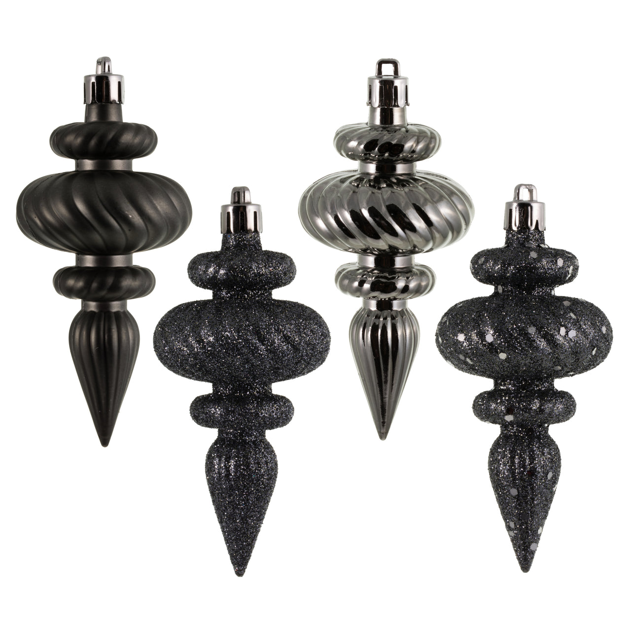 4" Pewter Finial 4 Finish Asst