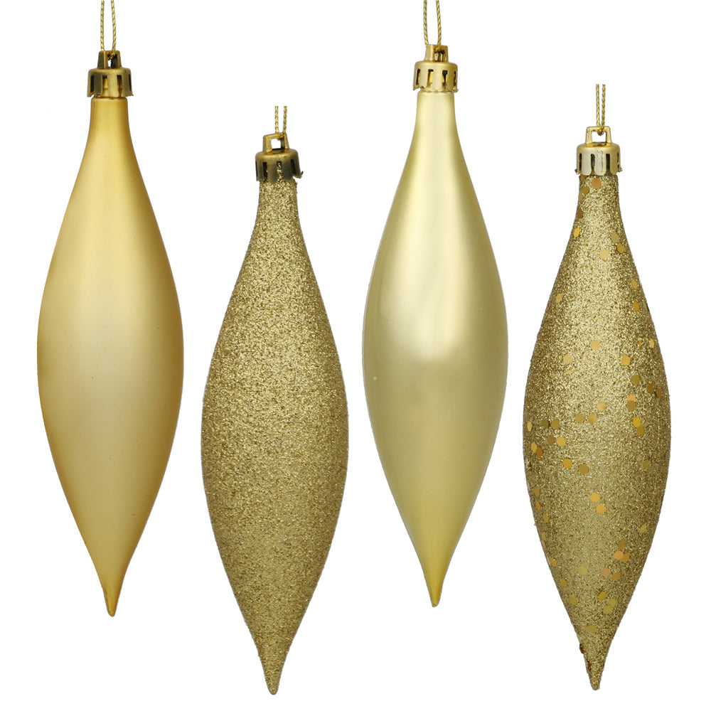 5.5" Gold Drop 4 Finish Asst