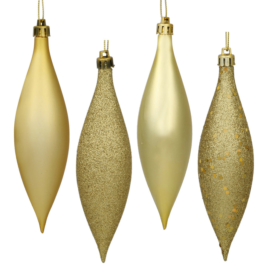 5.5" Gold Drop 4 Finish Asst
