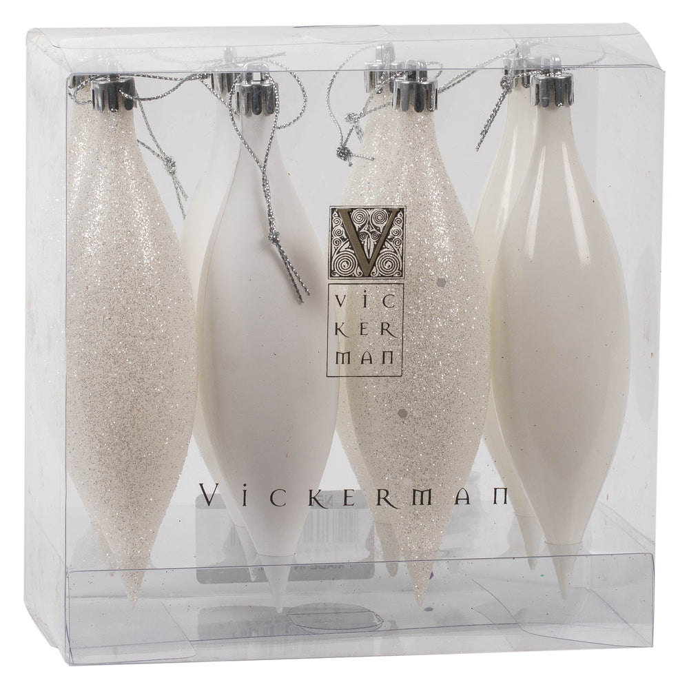 5.5" White Drop 4 Finish Asst