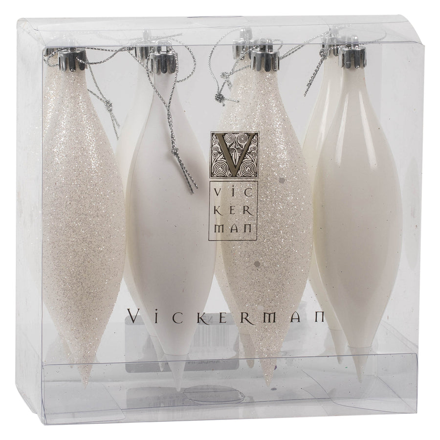 5.5" White Drop 4 Finish Asst