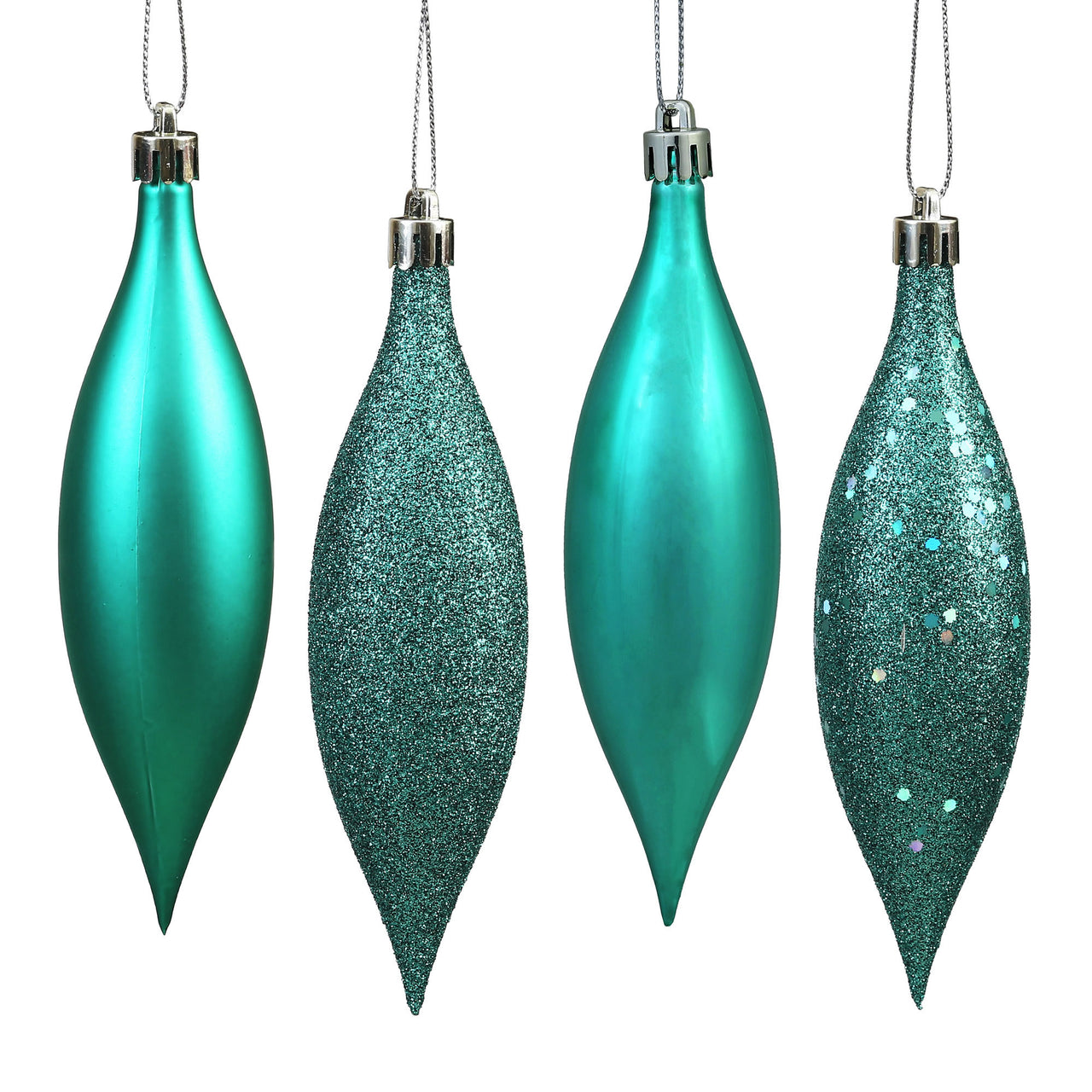 5.5" Teal Drop 4 Finish Asst