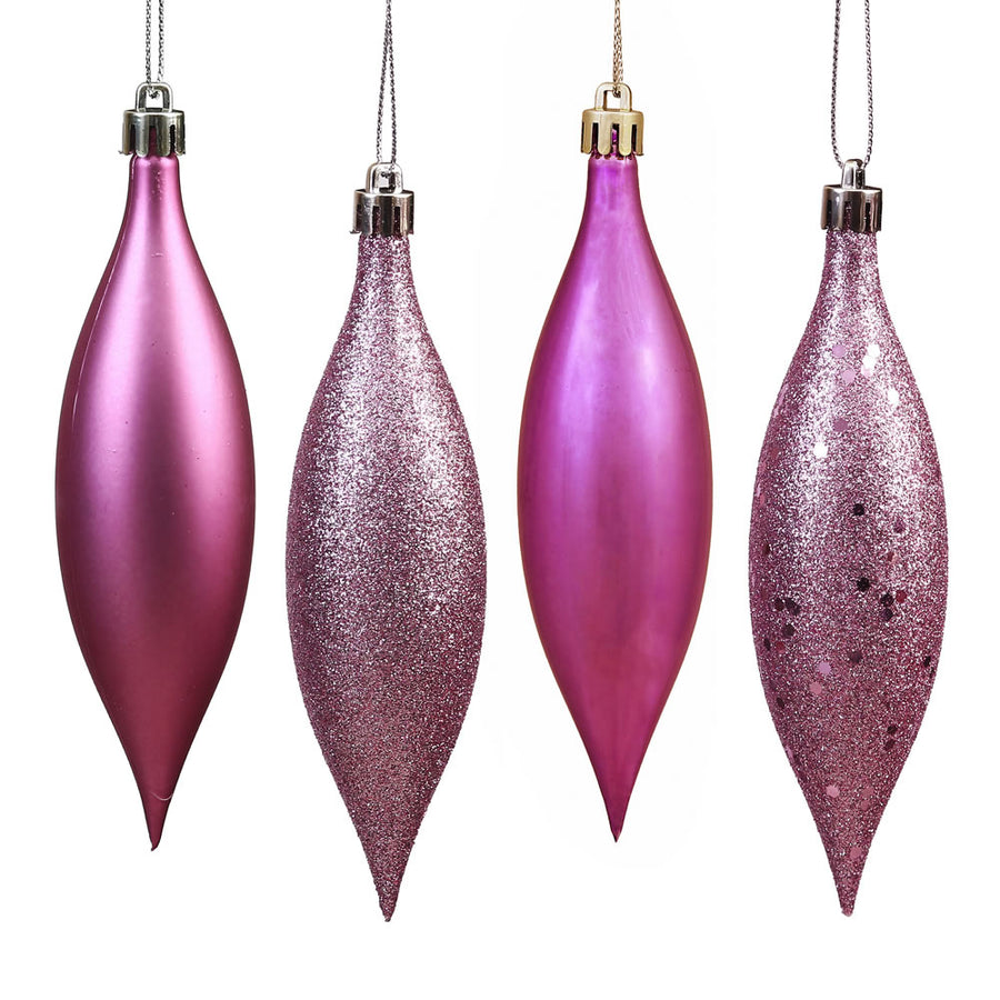 5.5" Mauve Drop 4 Finish Asst