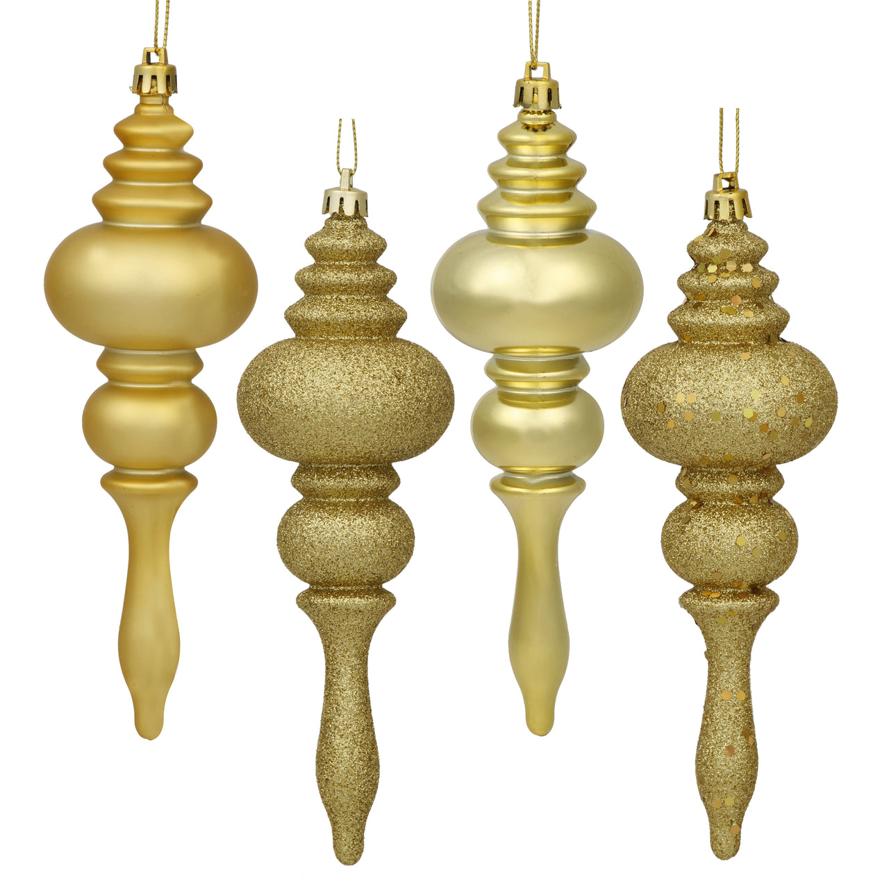 7" Gold Finial 4 Finish Asst