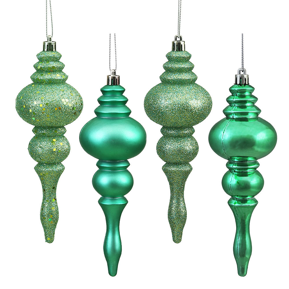 7" Seafoam Finial 4 Finish Asst