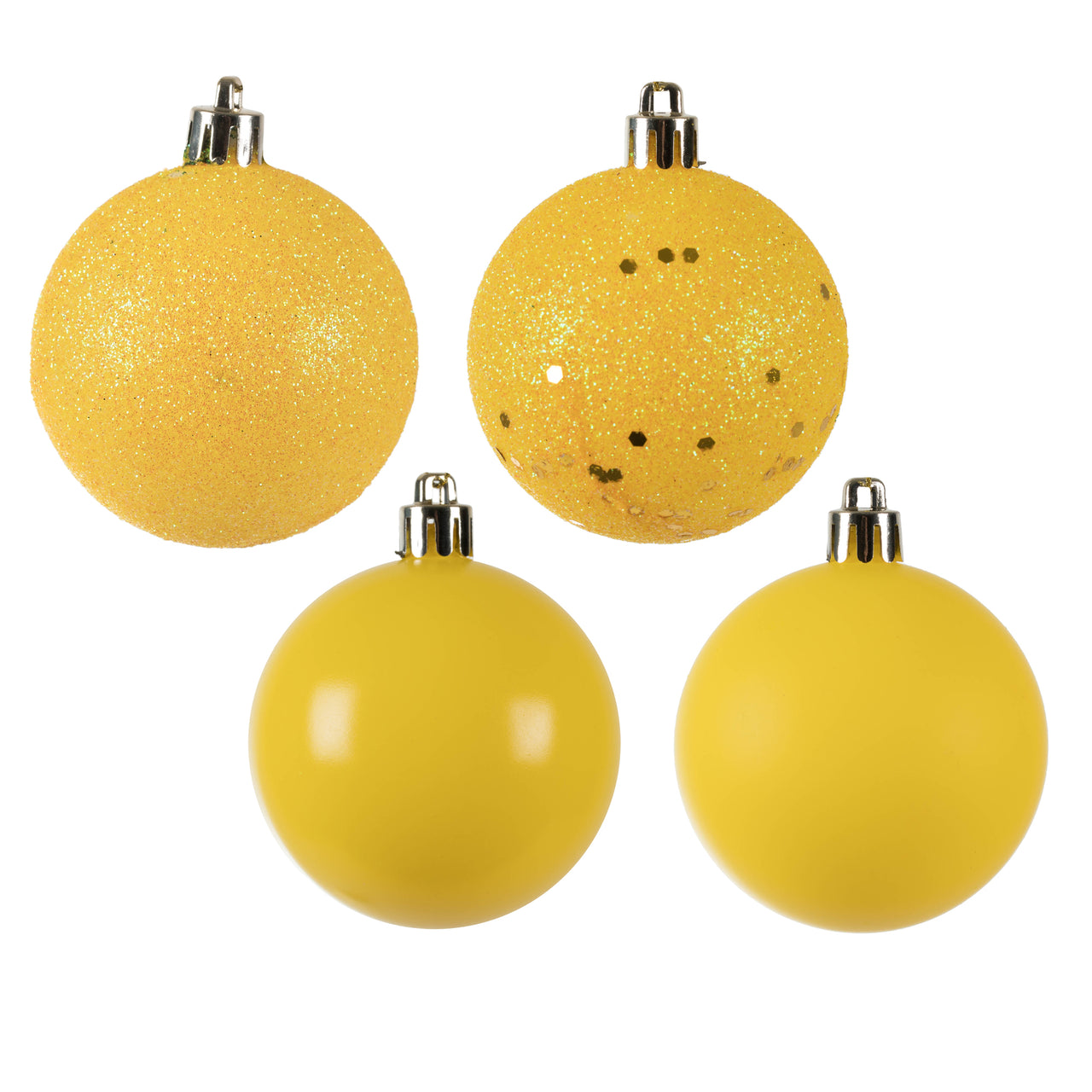 2.4" Yellow Ball 4 Finish Asst