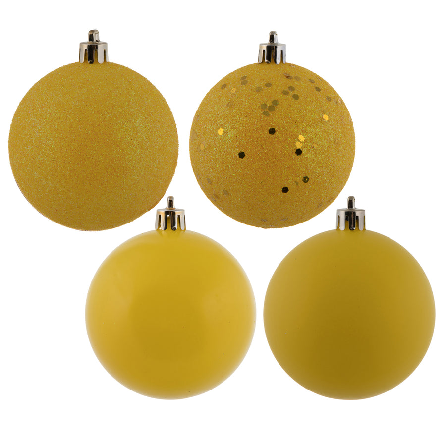 2.75" Yellow Ball 4 Finish Asst