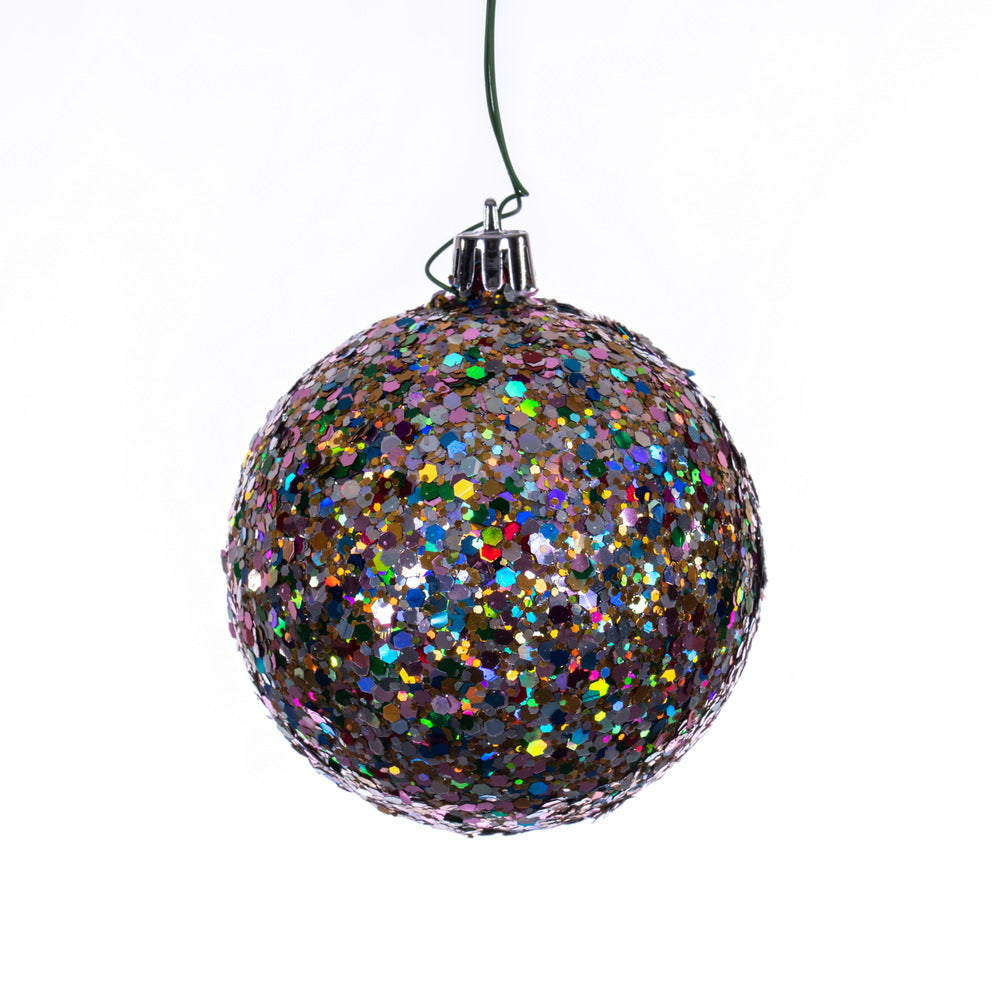 3" Multi-color Glitter Ball Drill