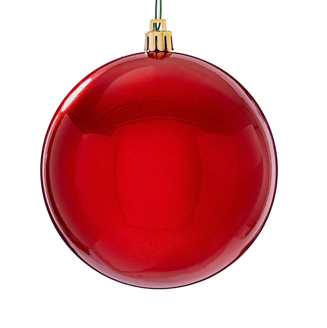 4" Red Candy Ball UV Drilled