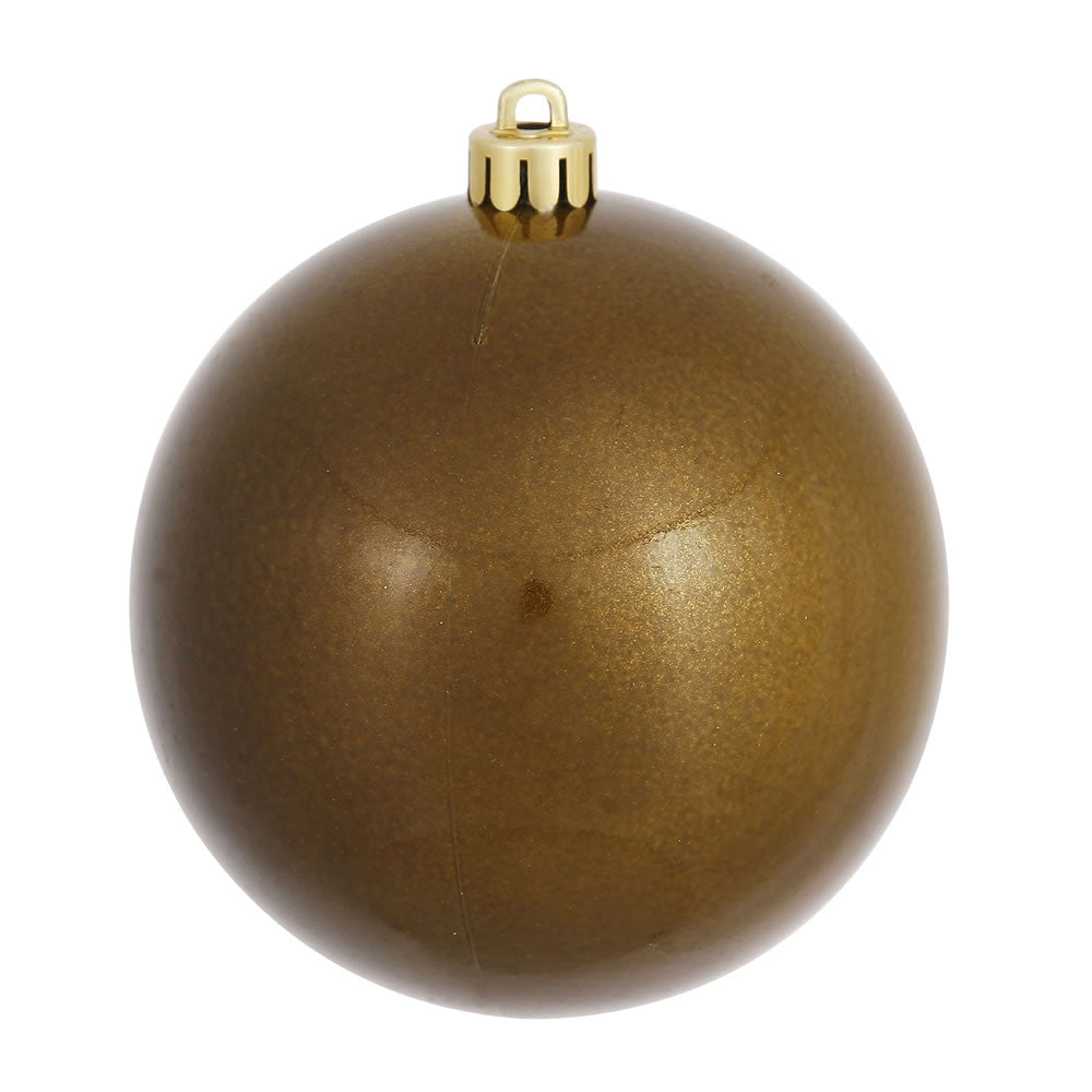 4" Olive Candy Ball UV Drilled