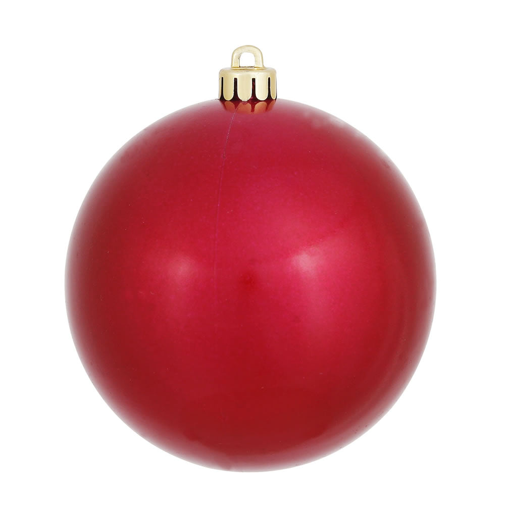 6" Wine Candy Ball UV Drilled