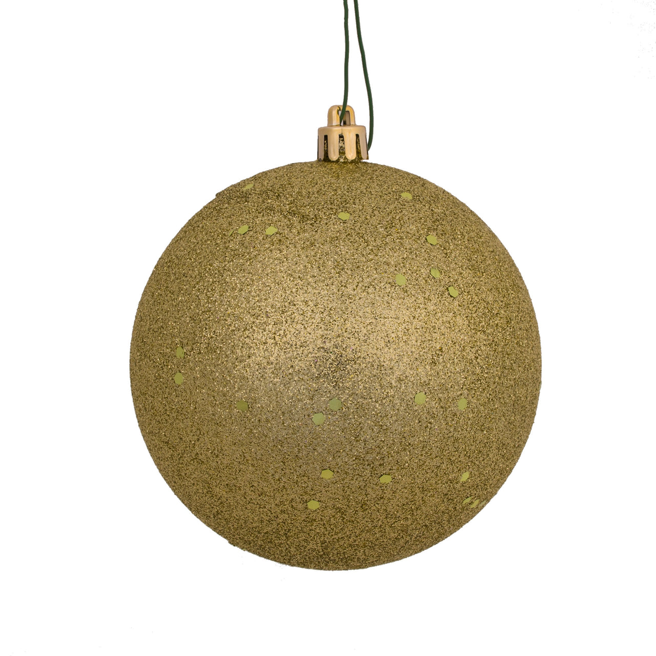4" Champagne Sequin Ball Drilled